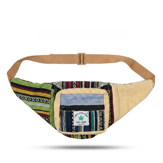 Hemp Waist Bag for Travel & Festivals | Khojo