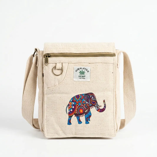 Khojo Hemp Ring Sling Bag close-up strap detail