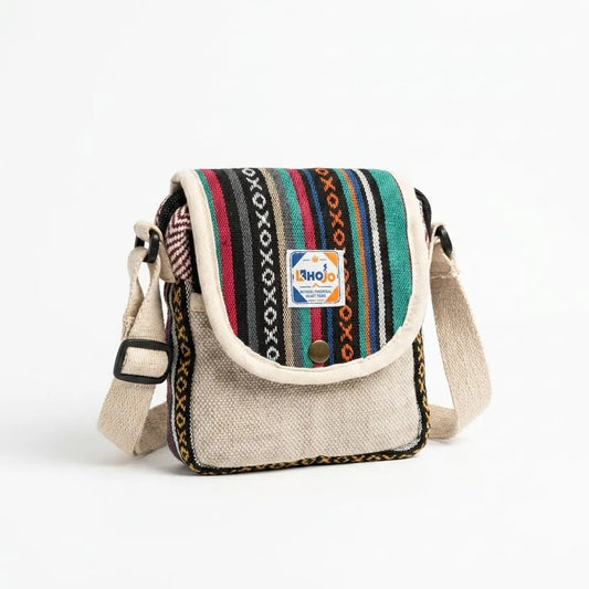 Hemp Yatra Flap Sling Bag for Travel & Everyday Carry | Khojo