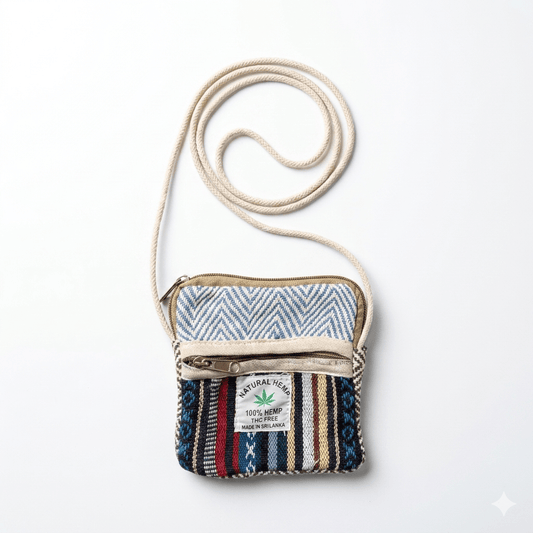 Hemp Mobile Sling Pouch for Travel | Khojo - Hemp Bags - Khojo Store