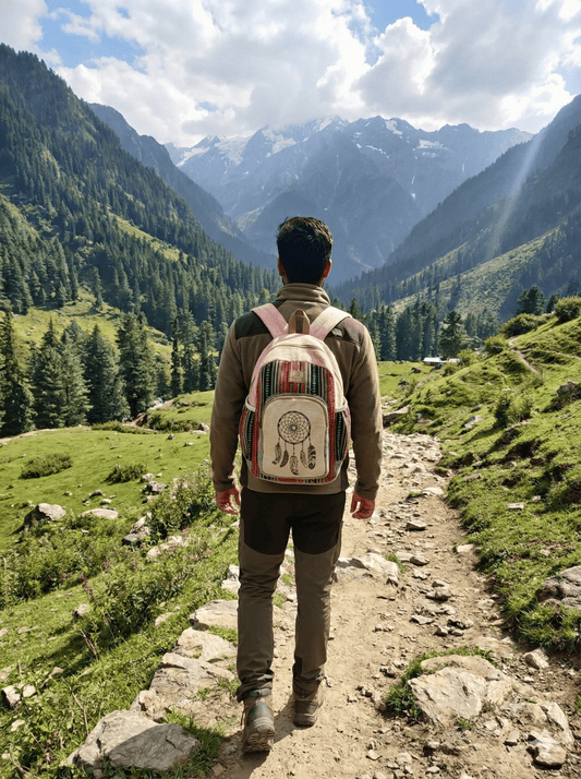 Hemp Pithu Bag for Travel & Adventure | Khojo - Hemp Bags - Khojo Store