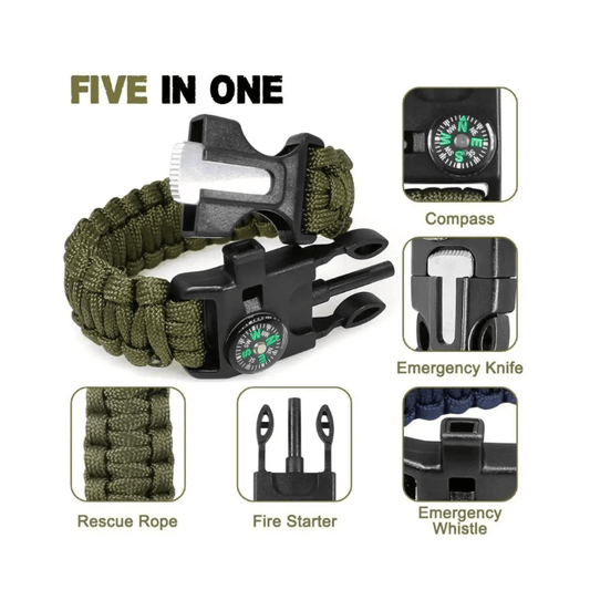 Survival Paracord Bracelet for Adventure | Khojo - Adventure Gear - Khojo Store