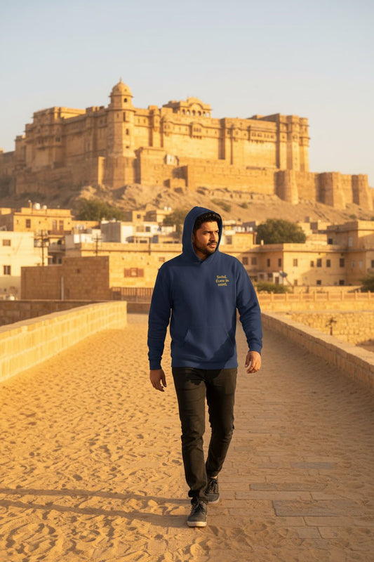 Travel Pullover Hoodie | Jaisalmer - Travel Apparel - Khojo Store