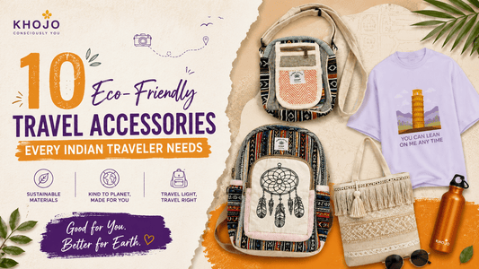 10 Eco-Friendly Travel Accessories Every Indian Traveler Needs - Khojo Travel Store
