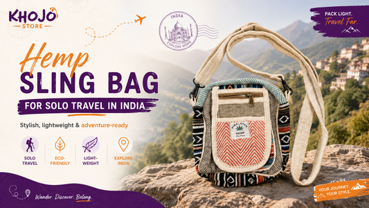 Hemp Sling Bag for Solo Travel in India