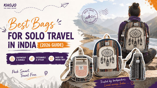 Best Bags for Solo Travel in India (2026 Guide) - Khojo Travel Store