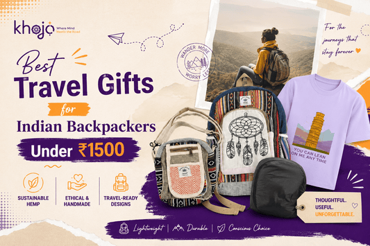 Best Travel Gifts for Indian Backpackers Under ₹1500 - Khojo Travel Store