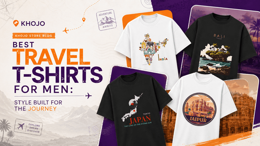 Best Travel T-Shirts for Men: Style Built for the Journey - Khojo Travel Store