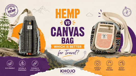 Hemp vs Canvas Bag: Which Is Better for Travel? - Khojo Travel Store