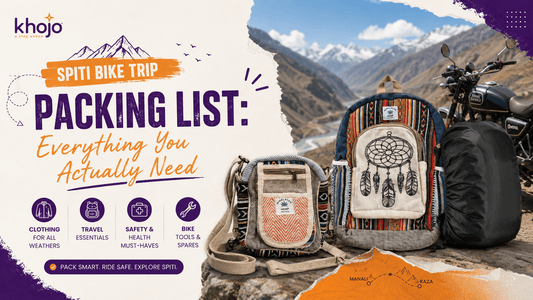 Spiti Bike Trip Packing List: Everything You Actually Need - Khojo Travel Store