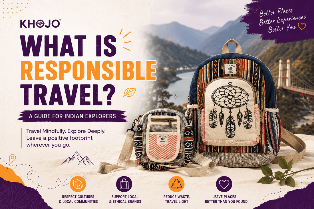 What Is Responsible Travel? A Guide for Indian Explorers - Khojo Travel Store