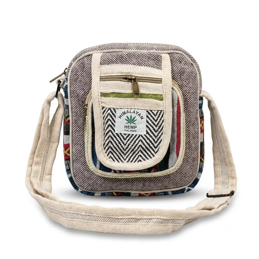 Hemp Hululu Sling Bag for Travel | Multicolor | Khojo