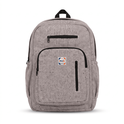 4 Zipper Hemp Pithu Bag 20L for Travel & Adventure | Khojo - Hemp Bags - Khojo Store