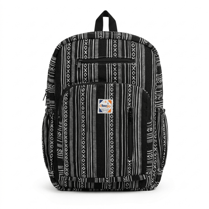 4 Zipper Hemp Pithu Bag 20L for Travel & Adventure | Khojo - Hemp Bags - Khojo Store