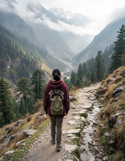Travel Hoodie Oversized Fit | Mountains Over Everything