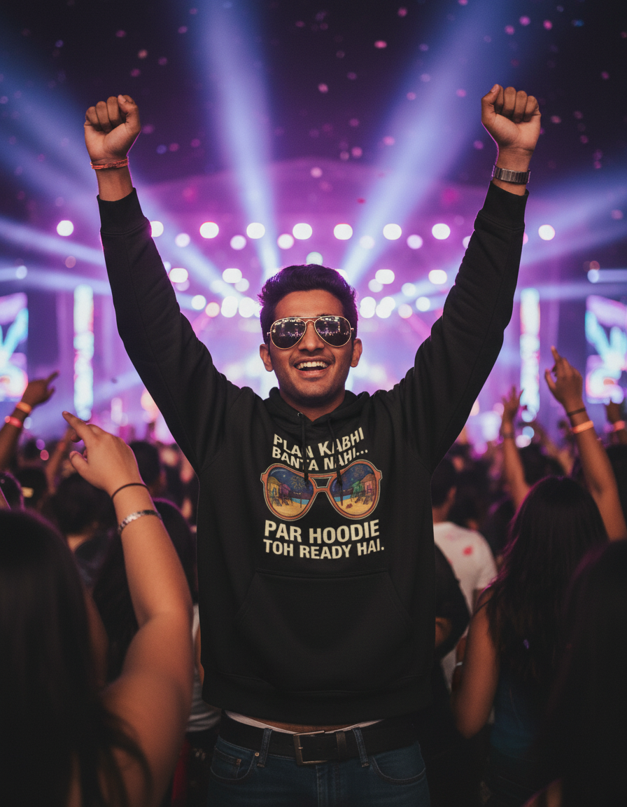 Travel Hoodie Oversized Fit | Plan Kabhi Banta Nahi