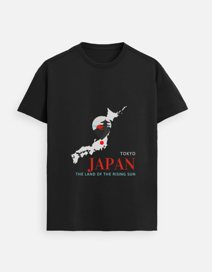 Khojo Supima Tee Japan – Detail Close-Up | Japan destination travel tee India