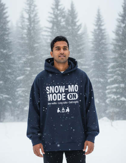 Travel Hoodie Oversized Fit | Snow Mode On