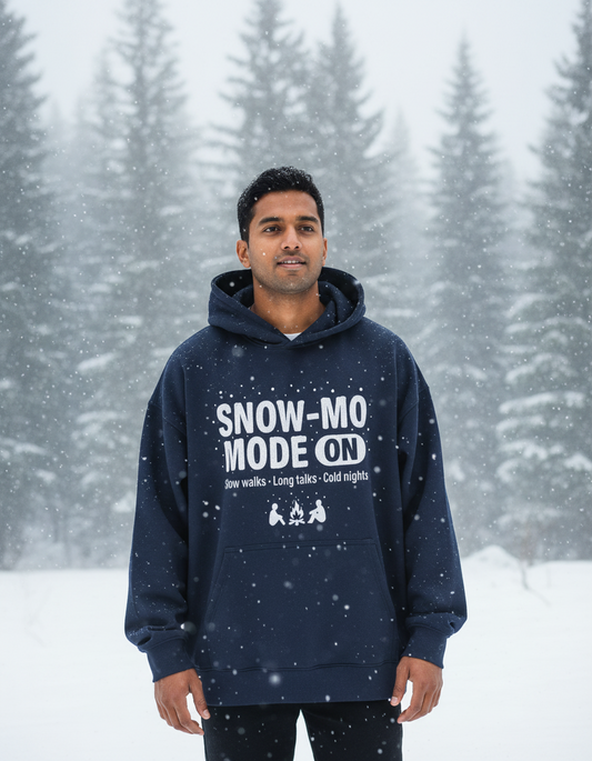 Travel Hoodie Oversized Fit | Snow Mode On