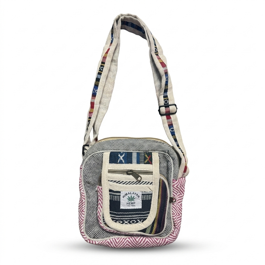 Hemp Hululu Sling Bag for Travel | Multicolor | Khojo