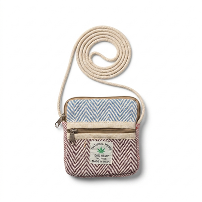Hemp Mobile Sling Pouch for Travel | Khojo