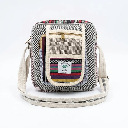 Hemp Hululu Sling Bag for Travel | Multicolor | Khojo