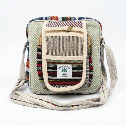 Hemp Hululu Sling Bag for Travel | Multicolor | Khojo