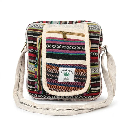 Hemp Hululu Sling Bag for Travel | Multicolor | Khojo
