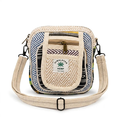 Hemp Hululu Sling Bag for Travel | Multicolor | Khojo