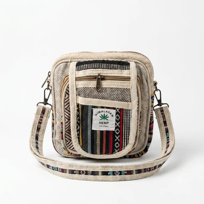 Hemp Hululu Sling Bag for Travel | Multicolor | Khojo