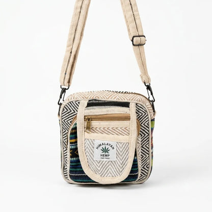 Hemp Hululu Sling Bag for Travel | Multicolor | Khojo