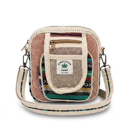 Hemp Hululu Sling Bag for Travel | Multicolor | Khojo