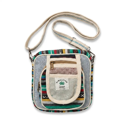 Hemp Hululu Sling Bag for Travel | Multicolor | Khojo