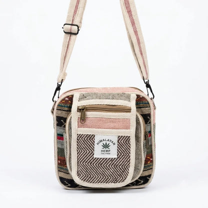 Hemp Hululu Sling Bag for Travel | Multicolor | Khojo