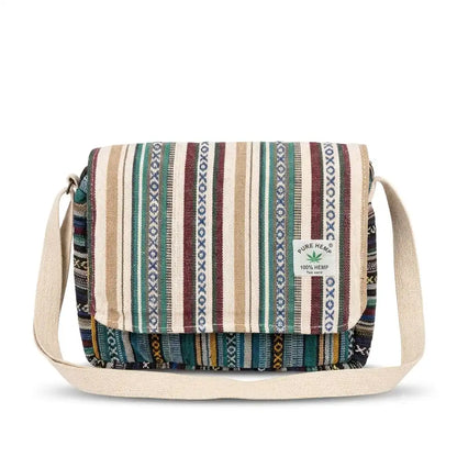 Khojo Hemp Voyager Tablet Sleeve Sling Bag - tablet sleeve compartment open