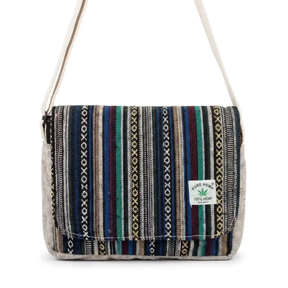 Khojo Hemp Voyager Tablet Sleeve Sling Bag - side profile
