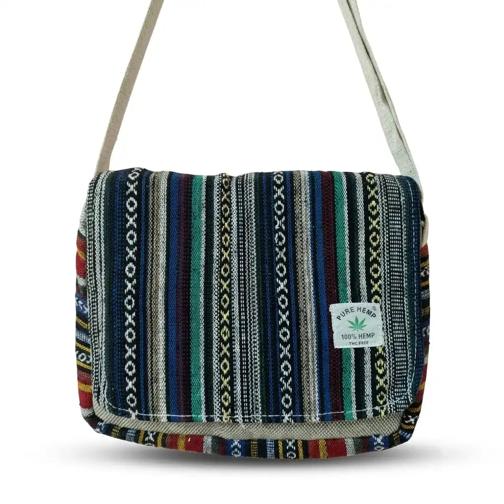 Khojo Hemp Voyager Tablet Sleeve Sling Bag - hemp sling bag for travel, colorway detail