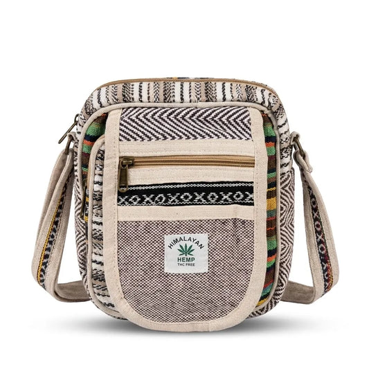 Hemp Hululu Sling Bag for Travel | Multicolor | Khojo