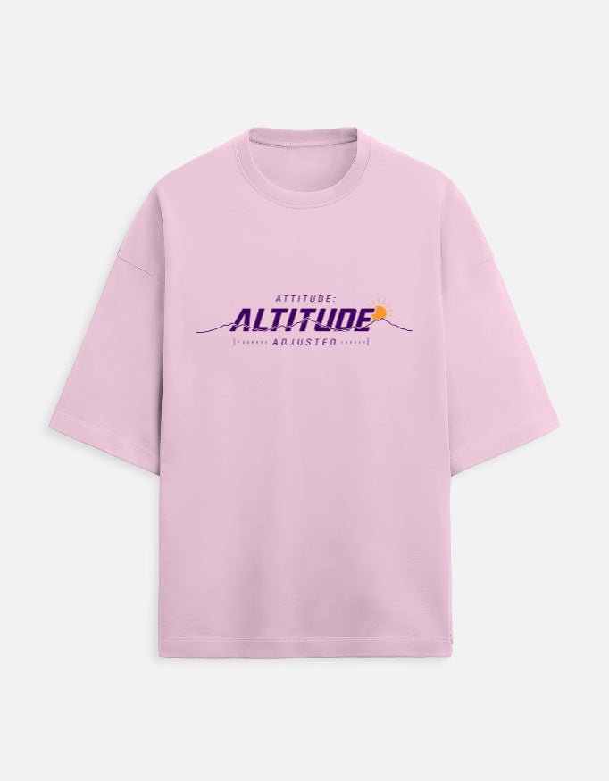 Altitude Adjusted Oversized Terry Tee – Mountain Travel T-Shirt | Khojo - Travel Apparel - Khojo Store