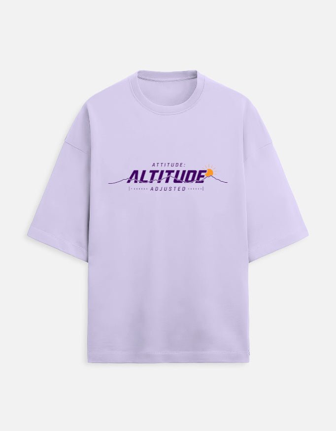 Altitude Adjusted Oversized Terry Tee – Mountain Travel T-Shirt | Khojo - Travel Apparel - Khojo Store