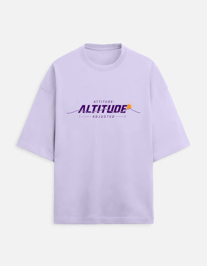 Altitude Adjusted Oversized Terry Tee – Mountain Travel T-Shirt | Khojo - Travel Apparel - Khojo Store