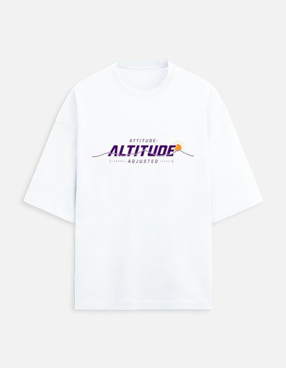 Altitude Adjusted Oversized Terry Tee – Mountain Travel T-Shirt | Khojo - Travel Apparel - Khojo Store