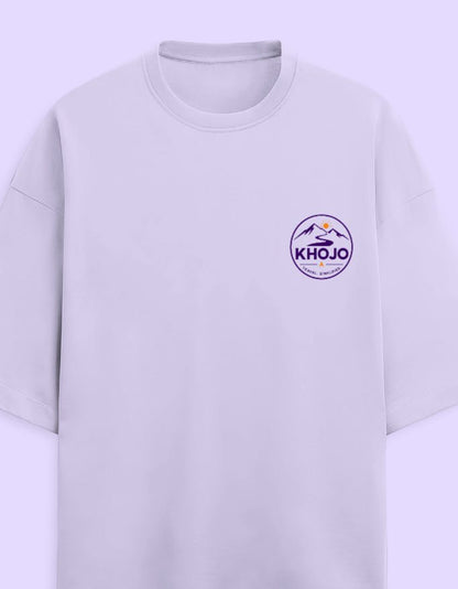 Carry Less Go Further Oversized Terry Tee – Minimalist Travel T-Shirt | Khojo - Travel Apparel - Khojo Store