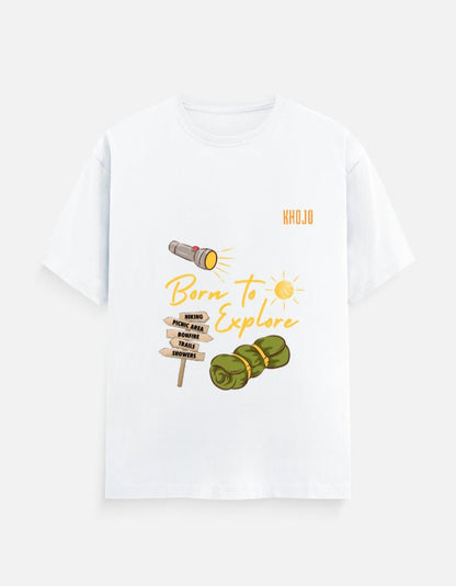 Classic Tee | Born To Explore - Travel Apparel - Khojo Store