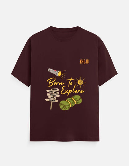 Classic Tee | Born To Explore - Travel Apparel - Khojo Store