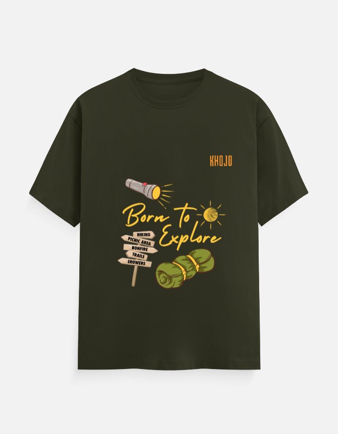 Classic Tee | Born To Explore - Travel Apparel - Khojo Store