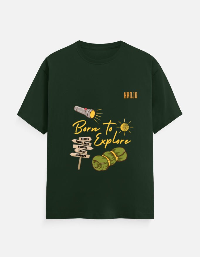 Classic Tee | Born To Explore - Travel Apparel - Khojo Store