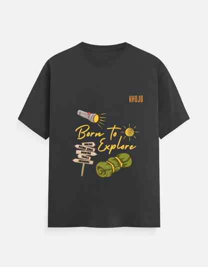 Classic Tee | Born To Explore - Travel Apparel - Khojo Store