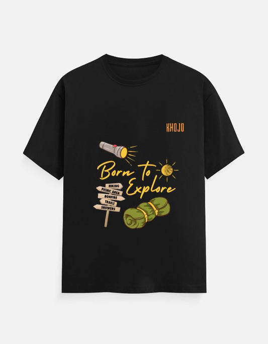 Classic Tee | Born To Explore - Travel Apparel - Khojo Store