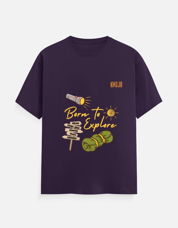 Classic Tee | Born To Explore - Travel Apparel - Khojo Store